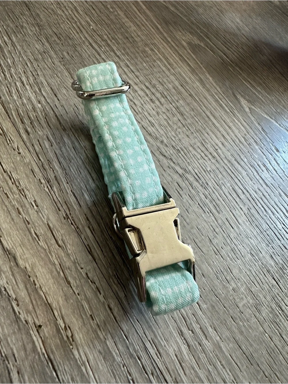 Mint Floral Dog Collar - XXS